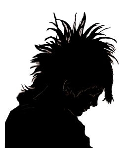 Punk Rock Chick silhouette